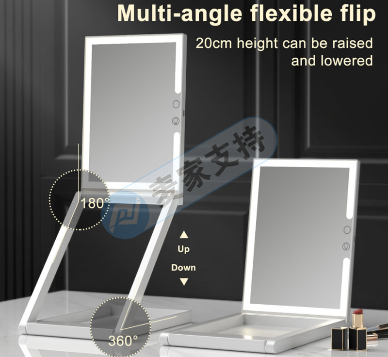 Cross-border infringement warning-Amazon's new portable led cosmetic mirror also has patents, and friends who like makeup look over!