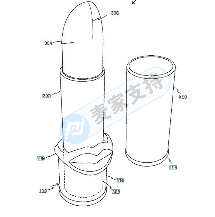 Cross-border infringement warning-the layout of the new big mouth lipstick tube is patented by many countries, and the infringement risk is not small!