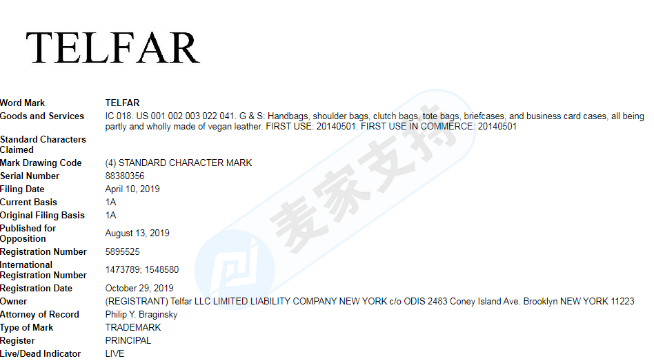 The new brand TELFAR is represented by GBC Law Firm in two consecutive cases. Don't touch these trademarks! Check yourself quickly.