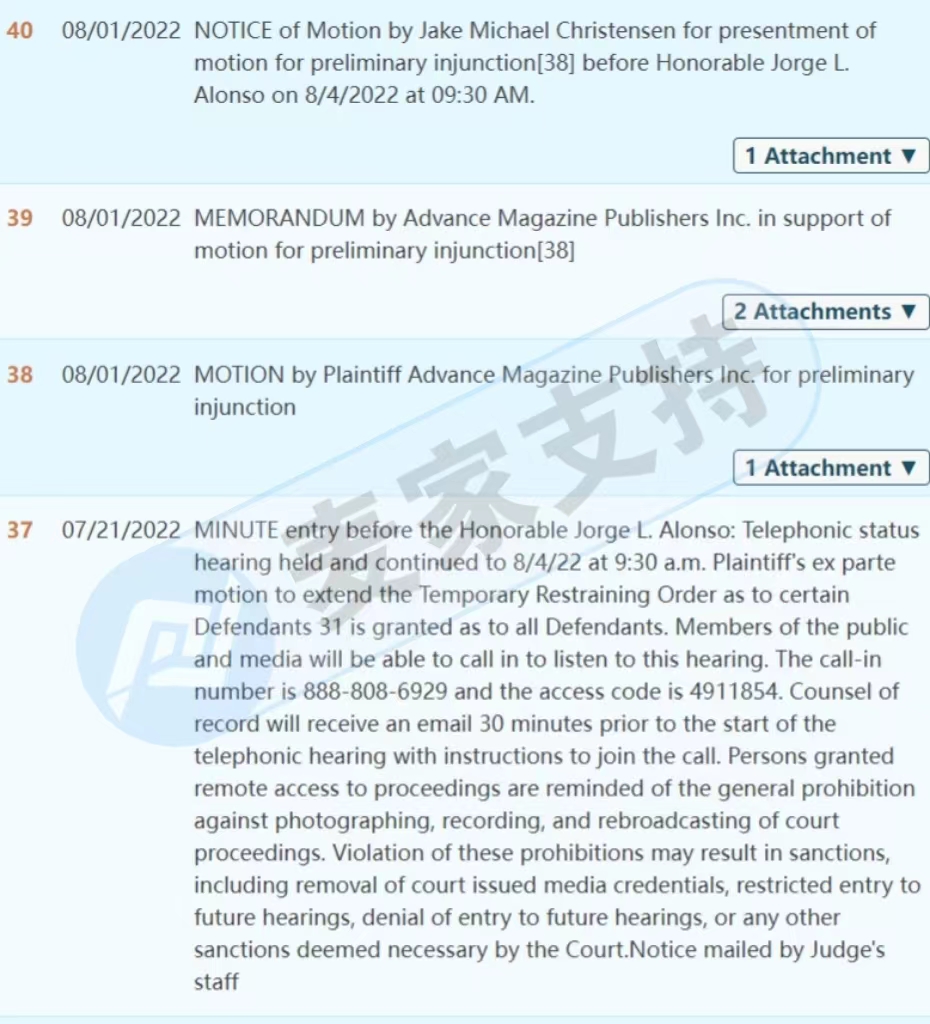 Vogue American Fashion Magazine has authorized GBC Law Firm to handle the trademark infringement case, please pay attention to check your email in time!