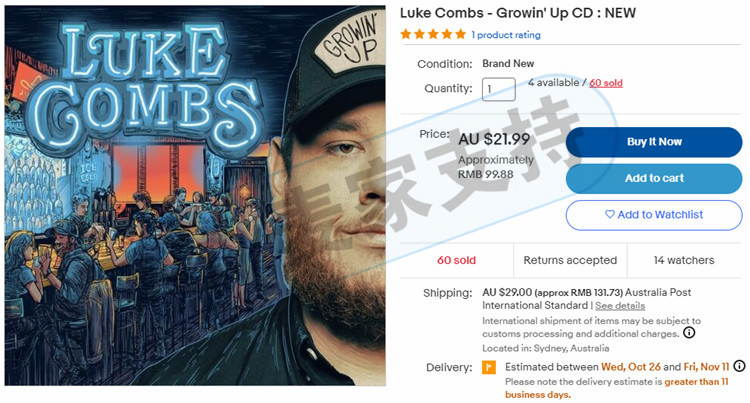 New progress in the case! Keith represented American music singer Luke Combs in defending rights, while eBay accused the seller of opposing TRO! Relevant sellers should get off the shelves quickly, word mark is a thunder spot!