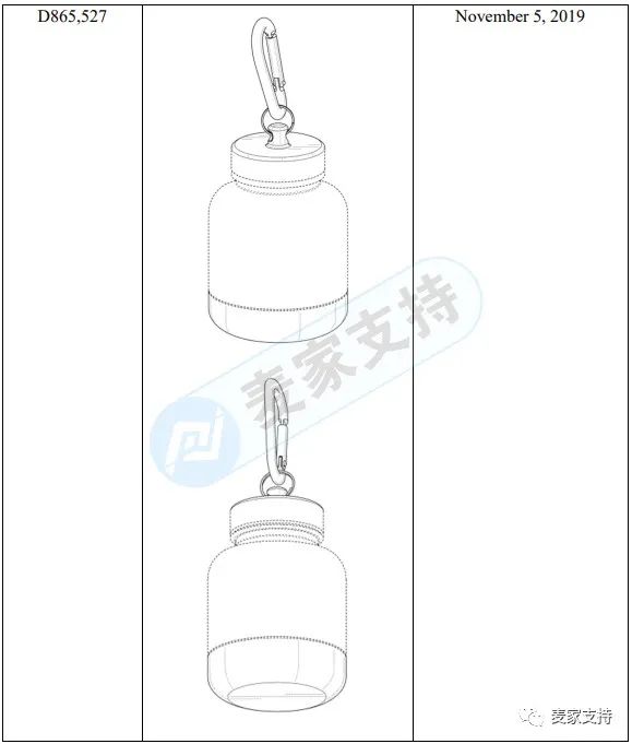 Infringement warning! The appearance patent infringement of "OnMyWhey Protein Powder Bottle" portable bottle has been represented by GBC and has been put on file.