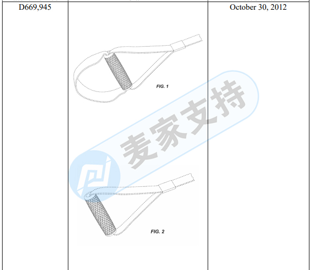 TRX fitness equipment rights protection! These appearance patents are infringed. Do you have them in your shop?