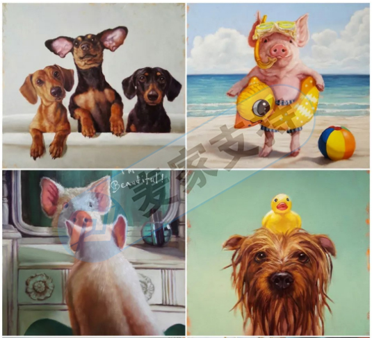 These pictures can't be used Copyright! Keith Law Firm represented Lucia Heffernan in copyright painting rights protection.