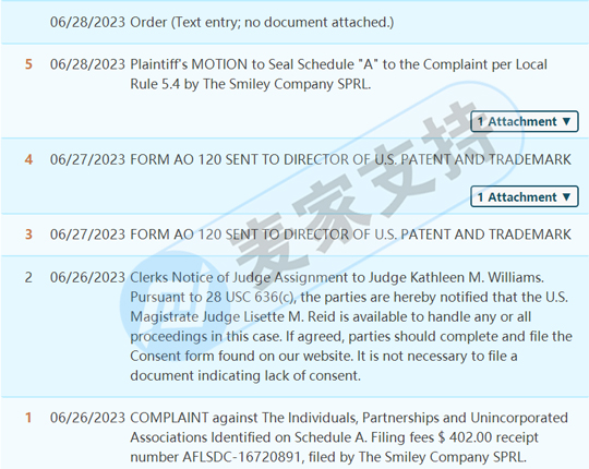 Latest! Involving thousands of sellers, the popular expression Smiley smiles to launch Amazon infringement case!