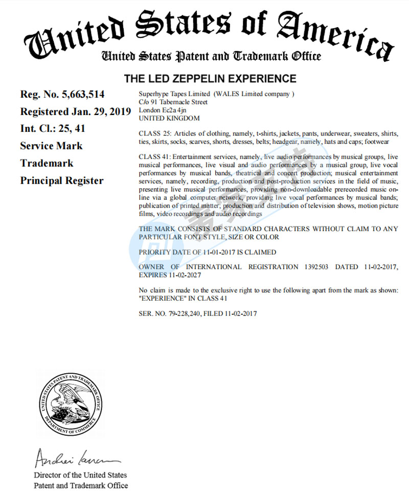 Please! Don't touch around the stars! Led Zeppelin newly entrusts TME Law Firm to defend rights again, and cross-border sellers shed tears.