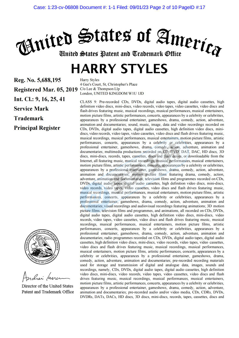 On the first day of September, GBC law firm will issue a new case! Harry Style trademark rights protection for the sixth time in 23 years, hurry to get off the shelf.