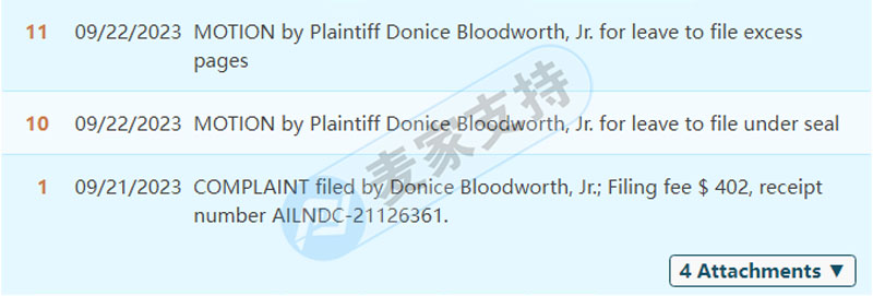 One year later, the copyright of Donice Bloodworth, Jr, the agent of Keith Law Firm, made a comeback, and cross-border sellers quickly checked.