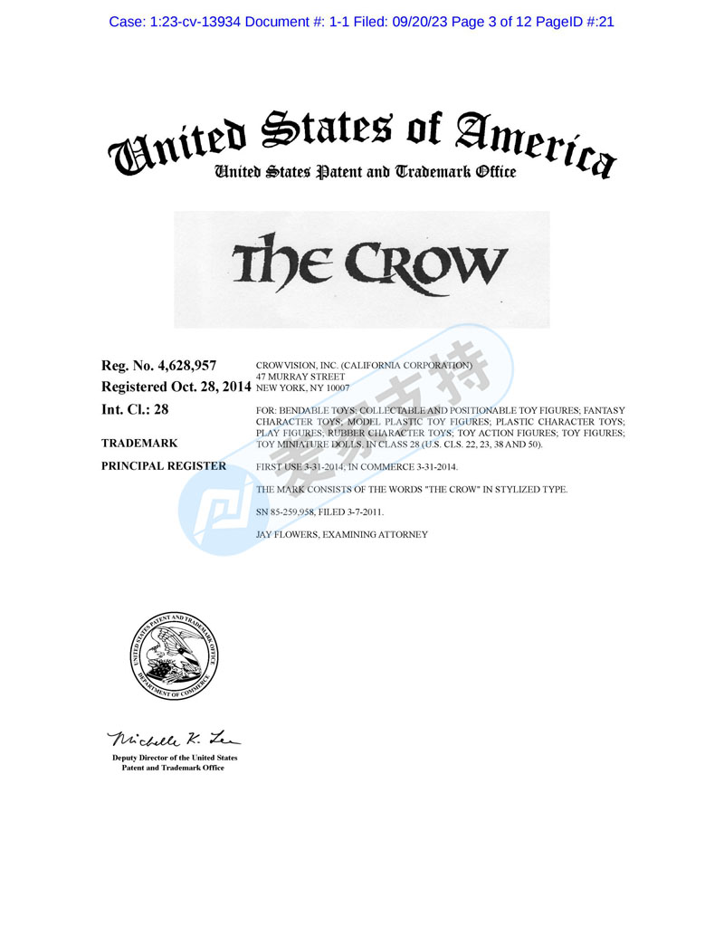 American TME Law Firm represented The Crow Crow trademark+copyright to return, and cross-border sellers cleared mines quickly.