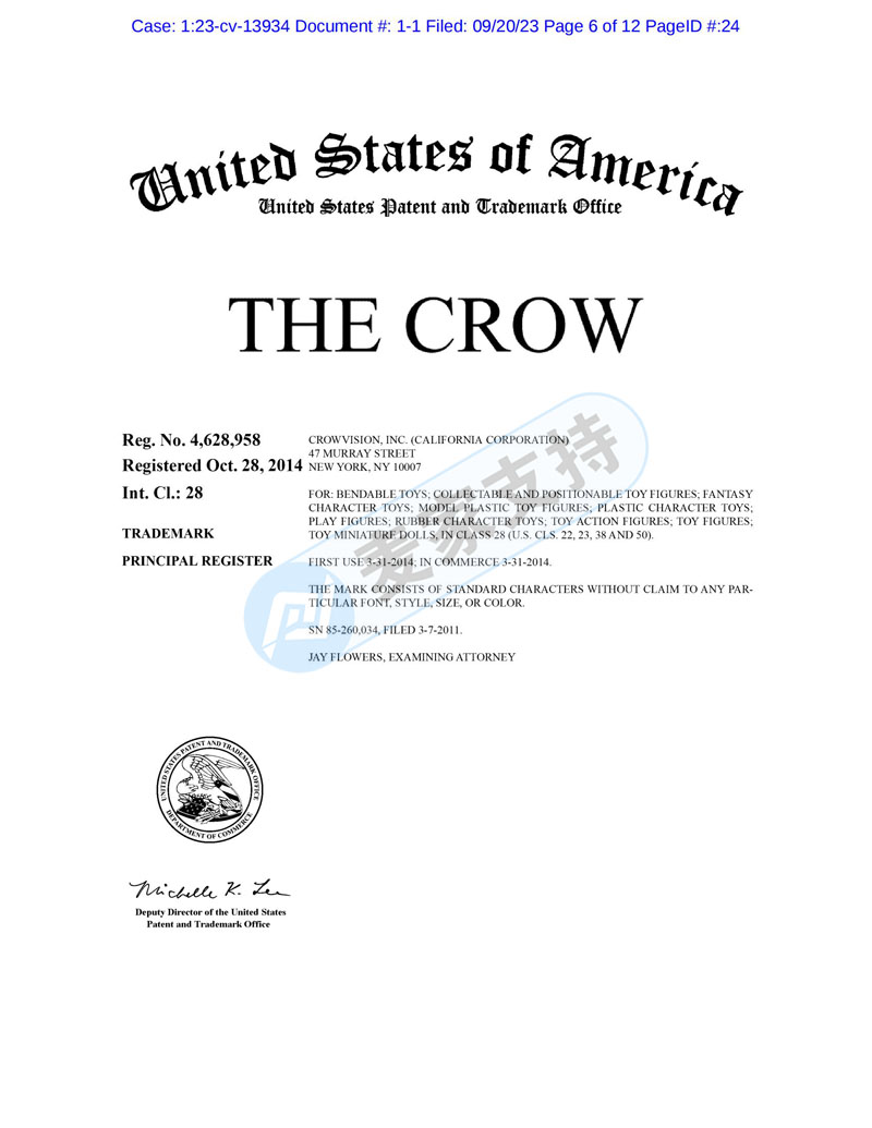 American TME Law Firm represented The Crow Crow trademark+copyright to return, and cross-border sellers cleared mines quickly.