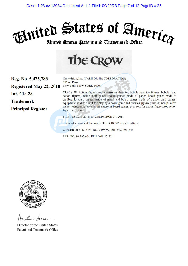 American TME Law Firm represented The Crow Crow trademark+copyright to return, and cross-border sellers cleared mines quickly.