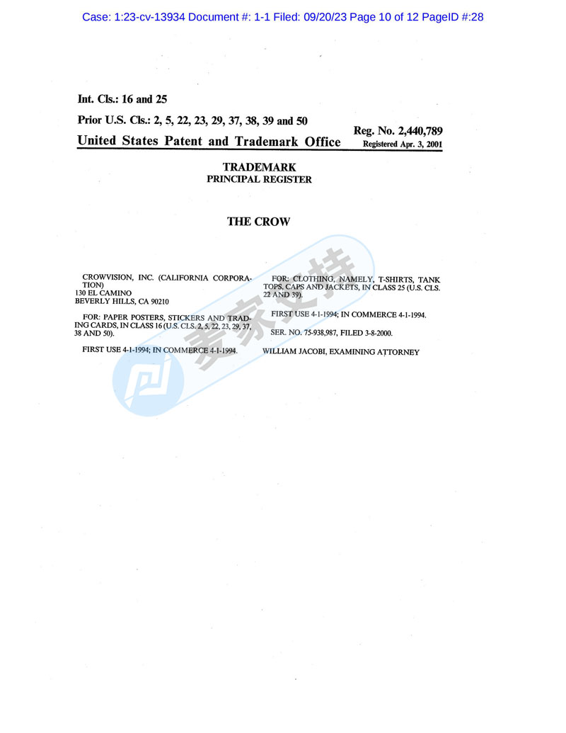 American TME Law Firm represented The Crow Crow trademark+copyright to return, and cross-border sellers cleared mines quickly.