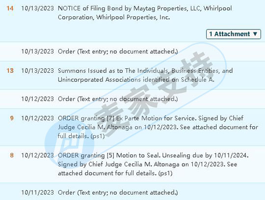 Trademark infringement again! Whirlpool entrusted SMG Law Firm to defend rights again, and cross-border e-commerce quickly conducted self-examination.