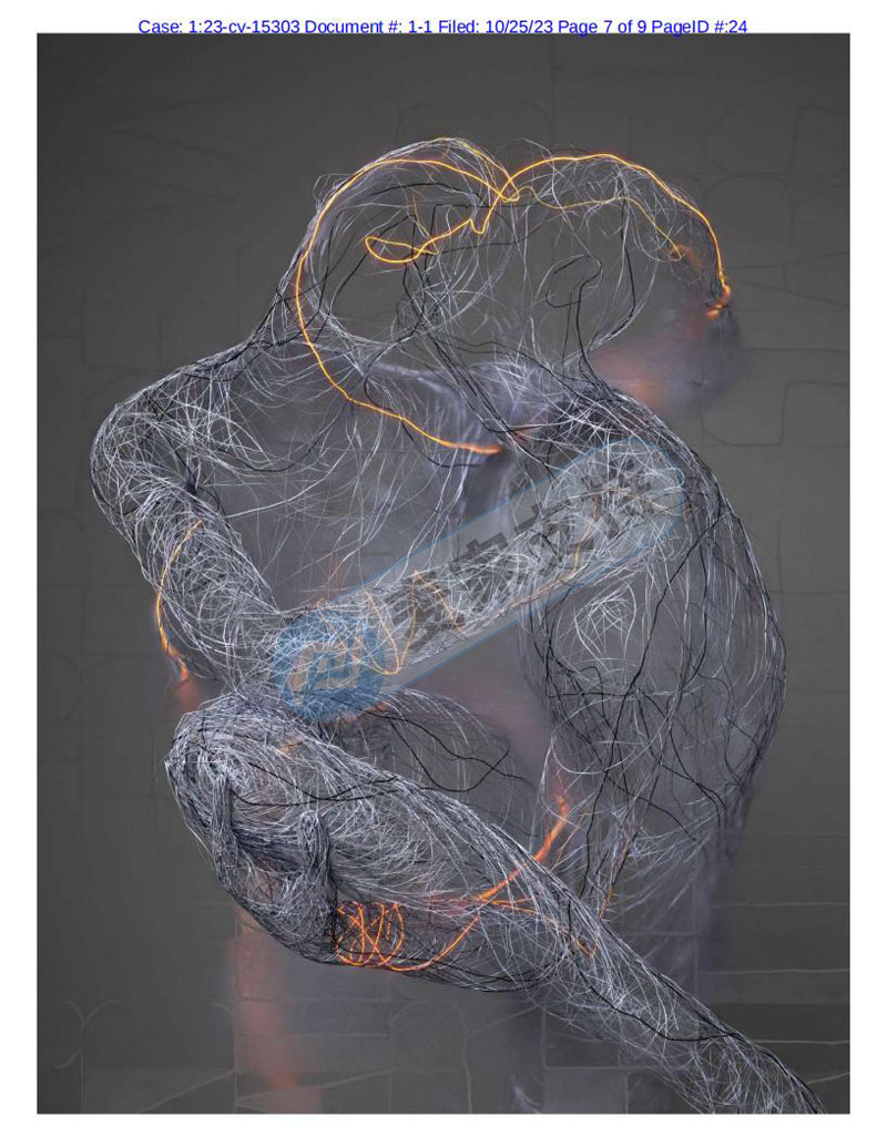 Keith law firm sends another case! Adam Martinakis sculpture artist, 4 surrealist copyright titles!