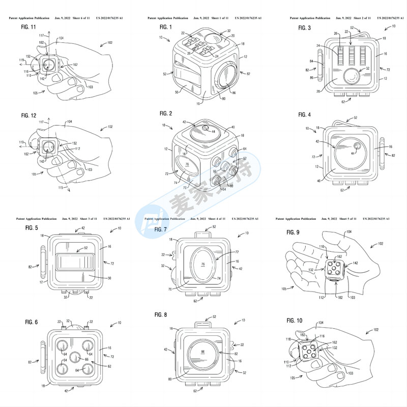 The same is the hardest hit area! FIDGET CUBE decompression Rubik's Cube does not reduce the pressure on cross-border sellers, and there are all kinds of trademark copyright patents.