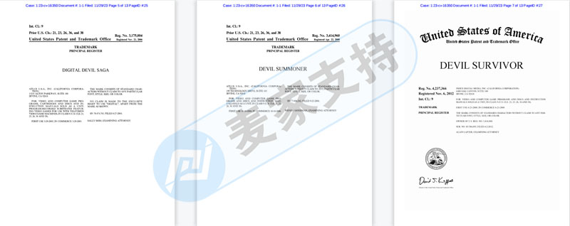 Keith represented SHIN MEGAMI TENSEI in defending the rights of the first 11 trademarks of the game. If these words are not used carefully, they will be at risk of being TRO.